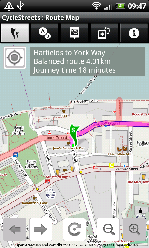 CycleStreets For Android Now Available – CycleStreets