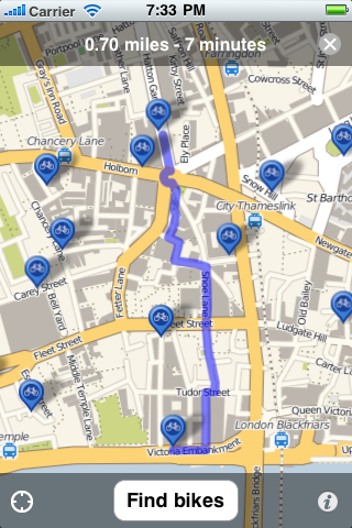 app to track cycle route